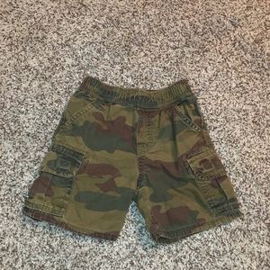 Toddler Boys Ripstop Woven Pull-On Cargo Shorts